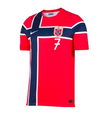 Norge Alexander Sorloth #7 Hjemmebanetrøje VM 2026 Kortærmet